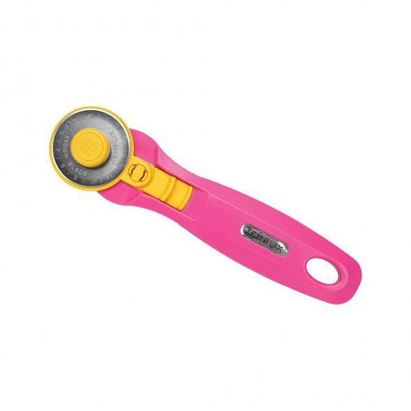 Semplix Rollschneider Maxi (für Links + Rechtshänder/ 45 mm/ pink)