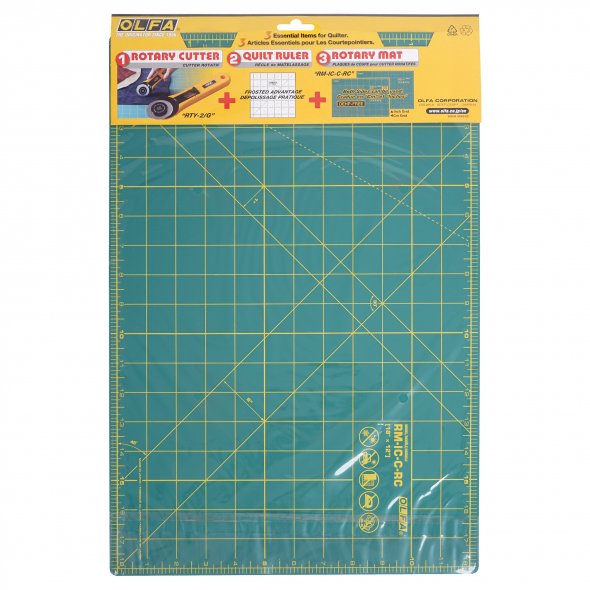 OLFA Premium Quilting Kit (Matte 45 x 30 cm/ grün)