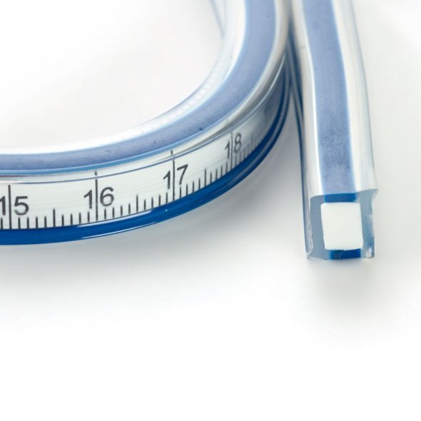 Prym Kurvenlineal flexibel (50 cm/ 20"/ Metallkern/ cm + inch Skala)