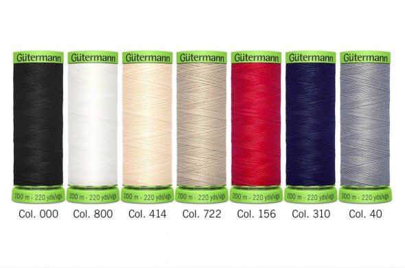 Gütermann Extra fein 150 Nähfaden-Set (7 Farben/ 200 m)