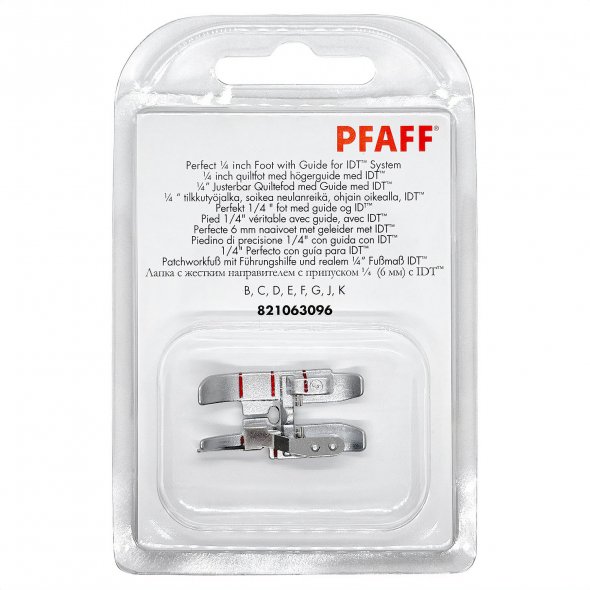 Pfaff 1/4 Patchworkfuß mit Führung (für IDT-System)