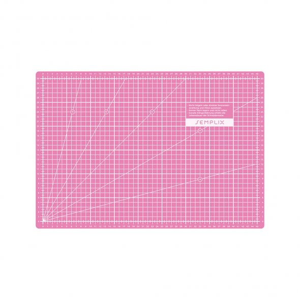 Semplix Schneidematte pink-lila (45 x 30 cm/ 18 x 12 inch) A3