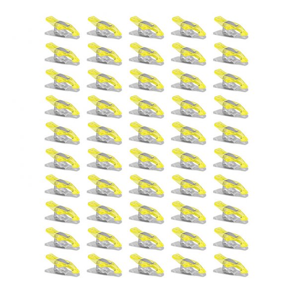 Wonder Clips Stoffklammern mini (50 St./ 6 Farben) purple