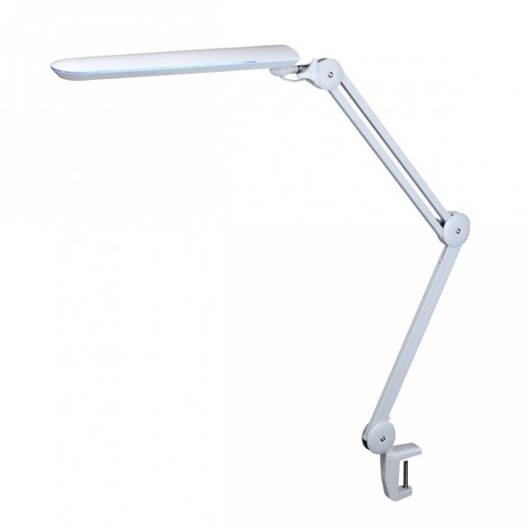 Semplix LED Arbeitslampe Tischlampe weiß (60 PCS LED/ dimmbar/ Tischklemme)