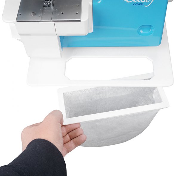 Abfallbehälter - Stoffsammler für Overlock (30,5 x 30,5 mm)