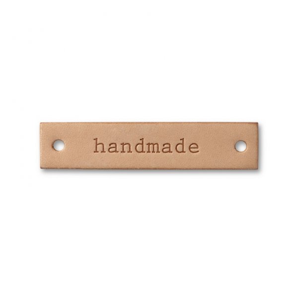 Prym Label Leder 'handmade' (60 x 13 mm/ rechteckig/ 1 St.)