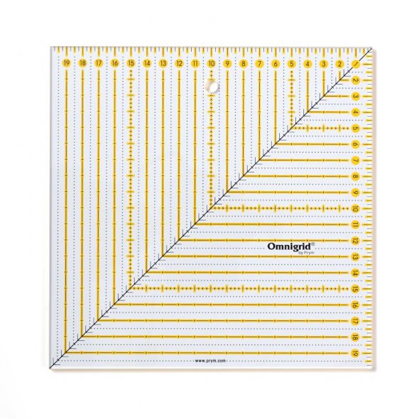 Prym Omnigrid Patchwork-Lineal Square (20 x 20 cm)