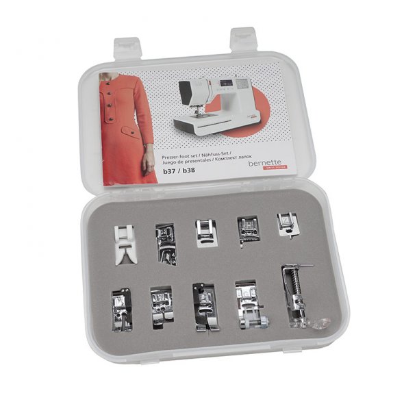 Bernette Nähmaschinen Nähfuß-Set 10-teilig (b37/ b38)