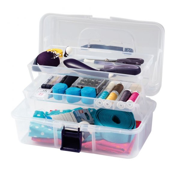 Prym Nähbox transparent (33 x 20 x 15 cm)