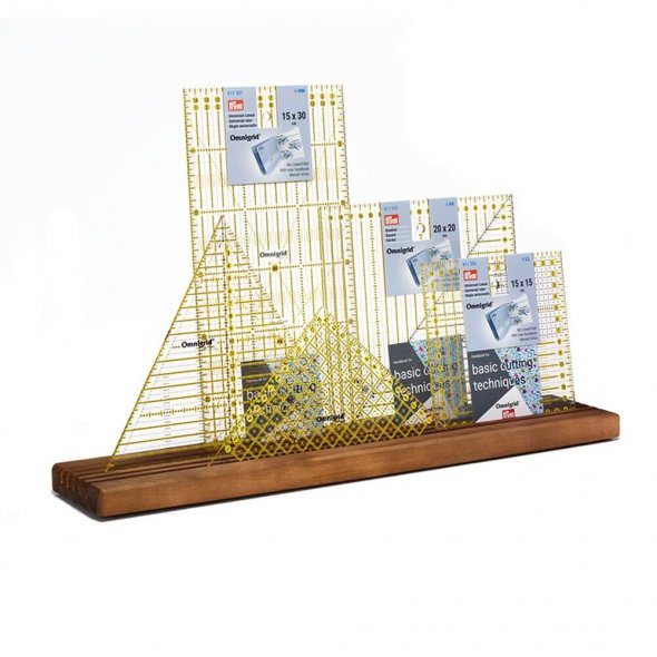 Prym "Ruler Rack"- Lineal Organizer (Holz/ 50 x 10 x 2,5 cm)