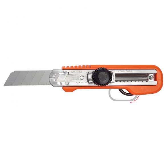 KAI Cuttermesser mit flexiblem Fingerring (orange)