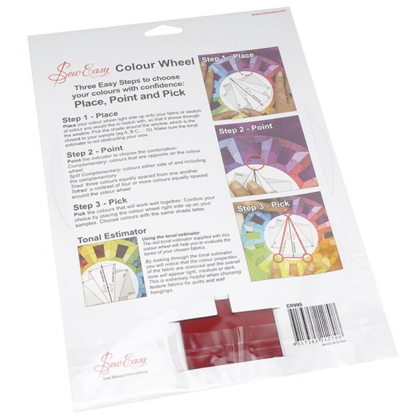 Sew Easy Farbkreis Schablone Colour & Tone Guide