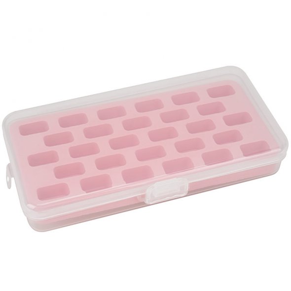 Hemline Spulenbox mit Einsatz (für 28 Spulen/ B28 x H9 x T2 cm)