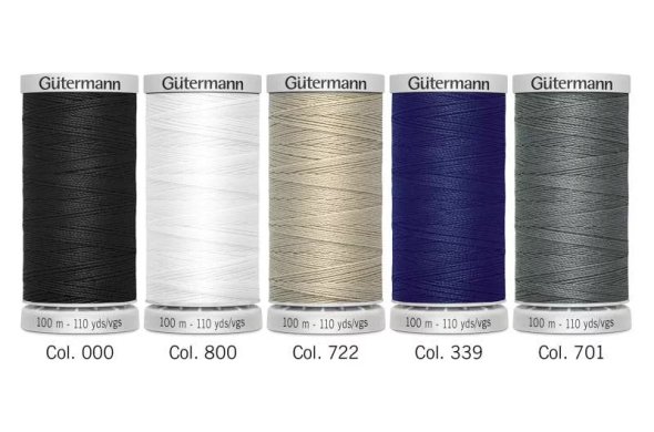 Gütermann Extra Stark M 782 No.40 Nähfaden-Set (5 Farben/ 100 m)