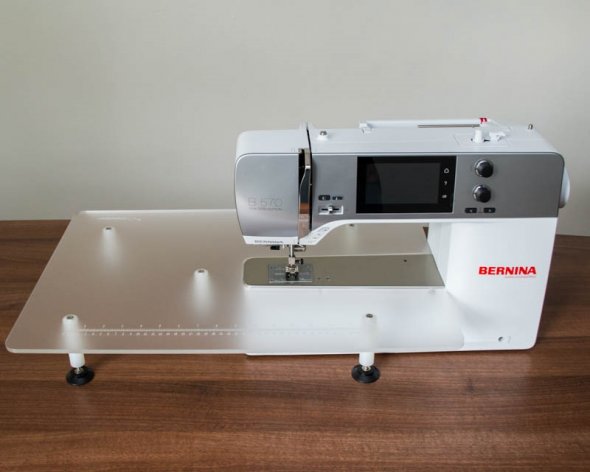 Anschiebetisch für Bernina NEUE 5er-Serie (Acryl/ 600 x 400 mm)