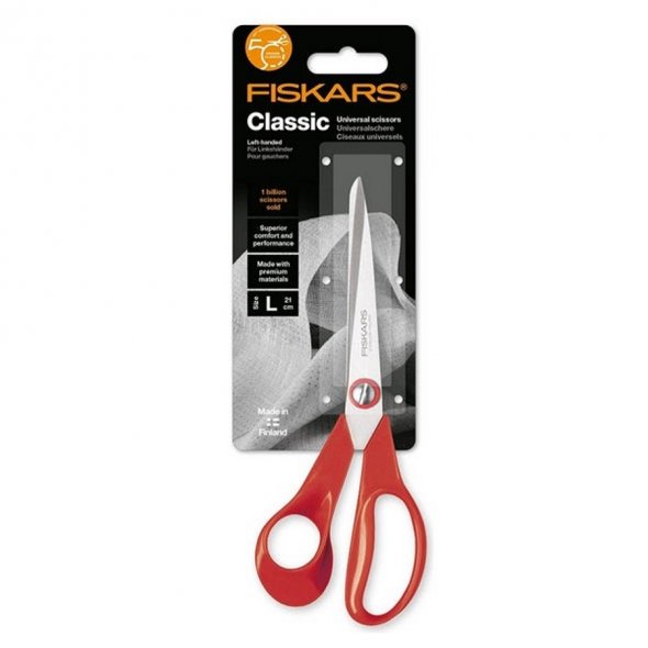 Fiskars Classic Universalschere (Linkshänder-Schere/ 21 cm)