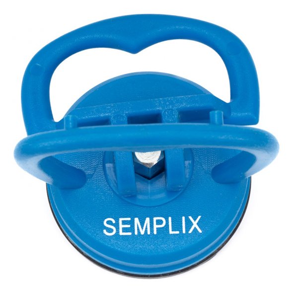Semplix Linealgriff mit Saugnapf (blau)