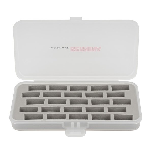 Bernina Jumbo-Spulen Box (leer/ für 25 Spulen)
