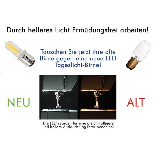 LED Glühbirne mit 32 LEDs Stecksockel (B15D/ Tageslicht/ 2 Watt)