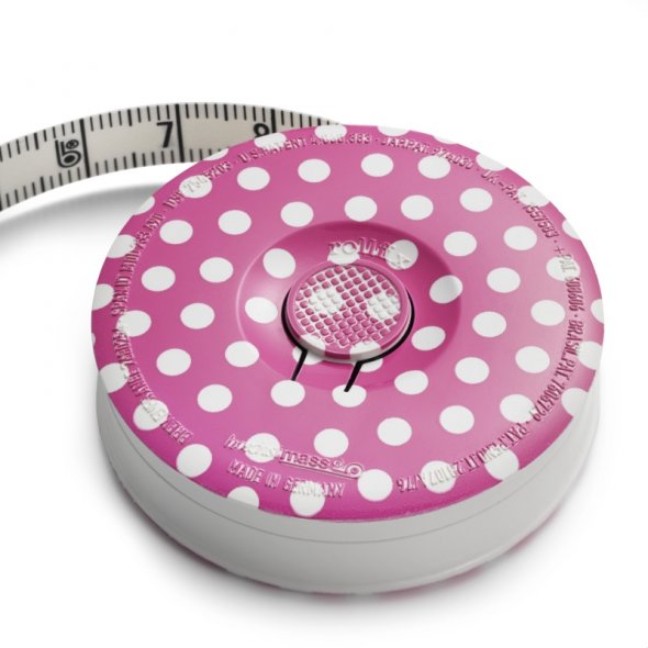 Prym Love Rollmaßband (150 cm/ cm Skala/  pink)