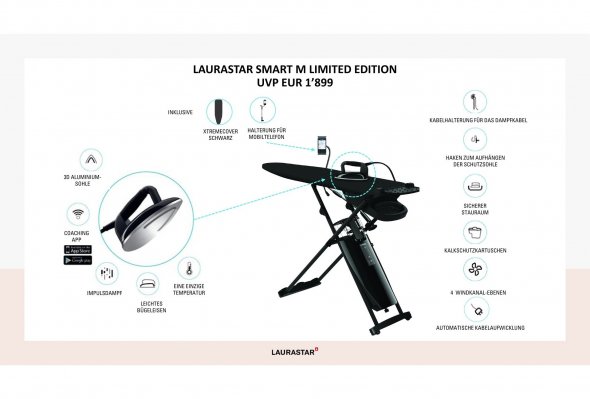 Laurastar Smart M Limited Edition black Gebrauchtmodell