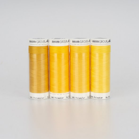 Amann Mettler Seralon No.100 Garnset yellow (4 x 200 m)