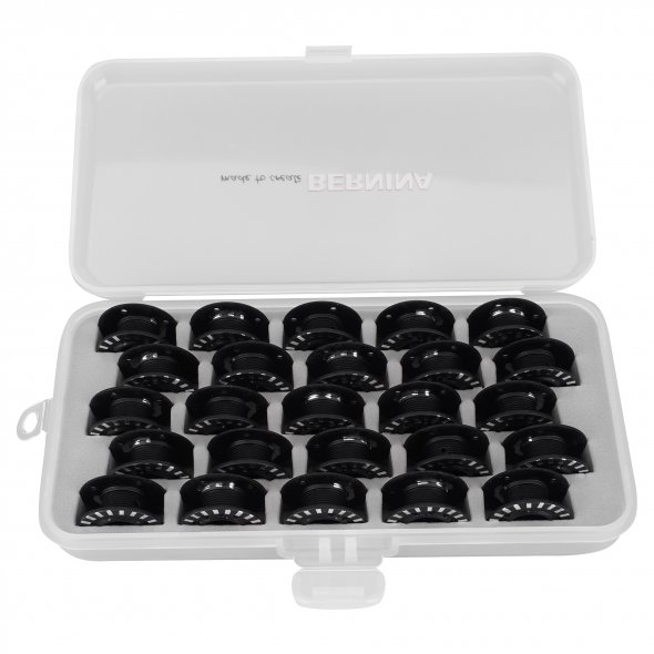Bernina Spulenbox Jumbo mit 25 Spulen (Bernina 7er/ 4er/ neue 5er Serie/ Spule Ø 26 mm)