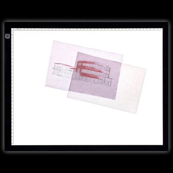 Lichtbox / Lightbox / Lightpad / Wafer LED A3 (mit USB Anschluß/ 47 x 37 cm)