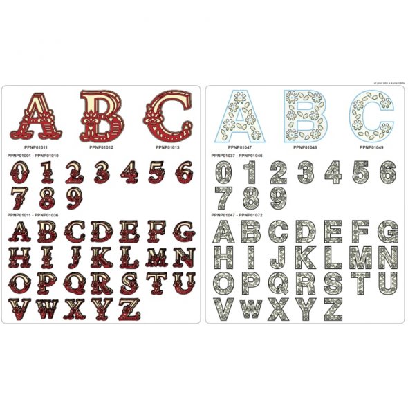 Brother Mustersammlungs-Kit PigPong Schriftartsammlung - 108 Designs