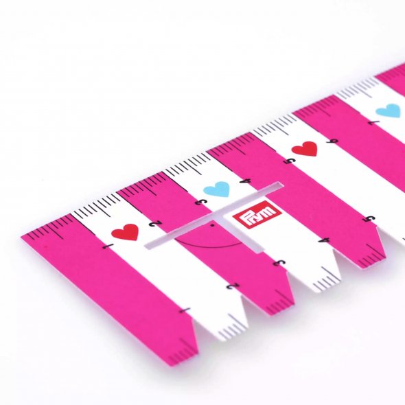 Prym Love Handmaß (Skala 21 cm/ pink/ weiß)