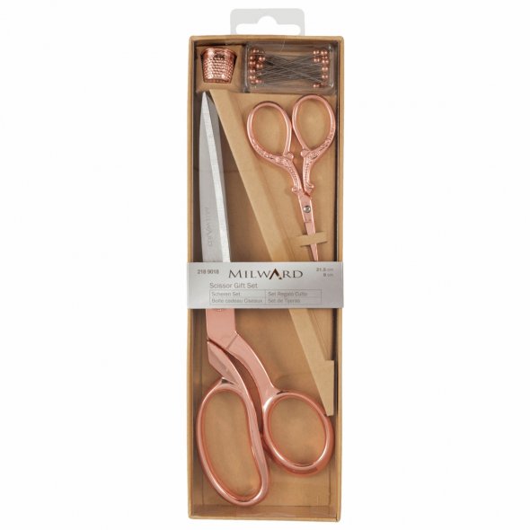 Milward Scheren-Set "Gold" (2tlg. 25,5 cm/11,5 cm)