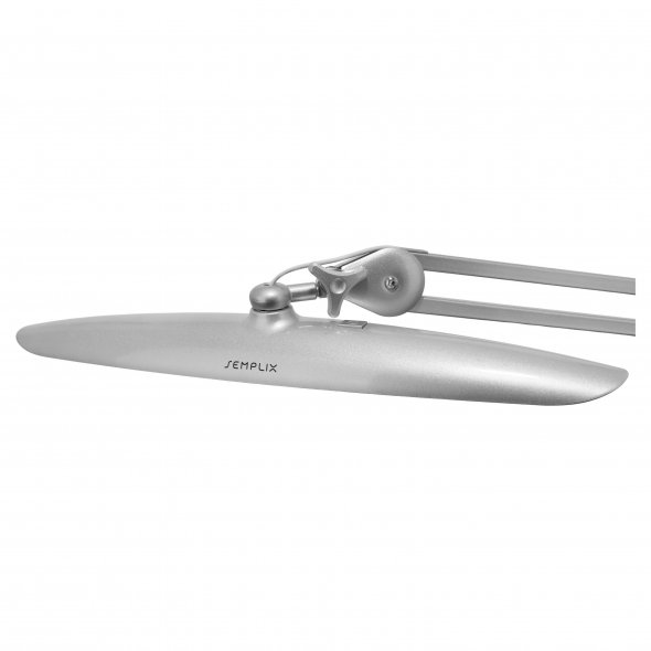 Semplix LED Arbeits-Tischlampe silber (182 LEDs/ dimmbar/ Tischklemme)