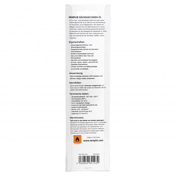 Semplix Nähmaschinen-Ölstift HA 22 (12 ml)