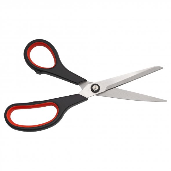 Singer Mehrzweckschere (20,3 cm/ 8"/ schwarz/rot)