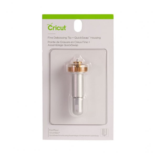 Cricut Fine Debossing Tip / Feinprägeklinge + QuickSwap Gehäuse
