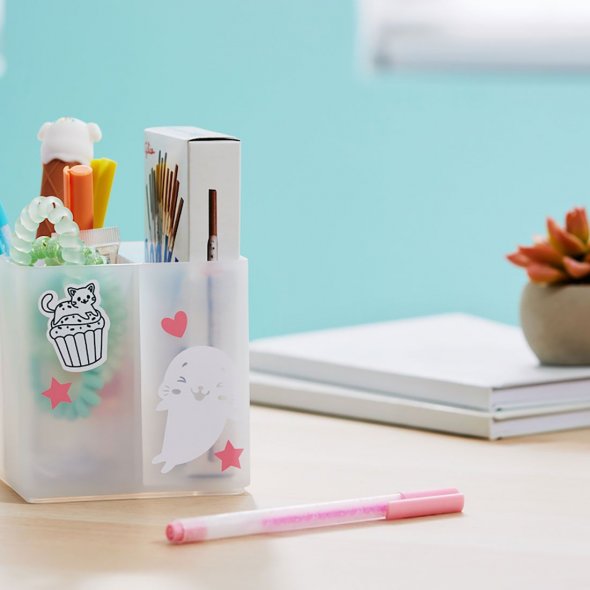 Cricut Joy Smart Label beschreibares Vinyl (selbstklebende Plotterfolie/ 13,9 x 121,9 cm)