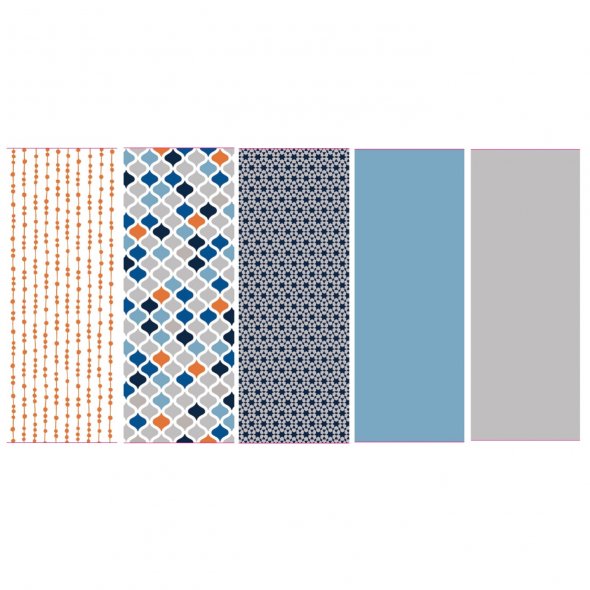 Cricut Joy Deluxe Paper Bastelpapier (selbstklebend/ 10 St./ 11,4 x 30,4 cm)