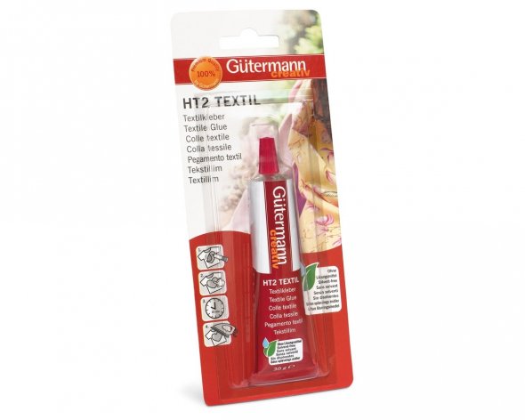 Gütermann HT2 Textilkleber ohne Lösungsmittel 5er Pack (5 x 30 g)