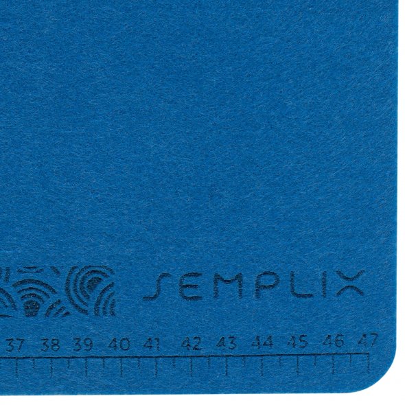 Semplix Nähmaschinenunterlage (blau/ ca. 32 x 49 cm)