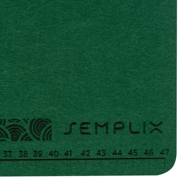Semplix Nähmaschinenunterlage (grün/ ca. 32 x 49 cm)