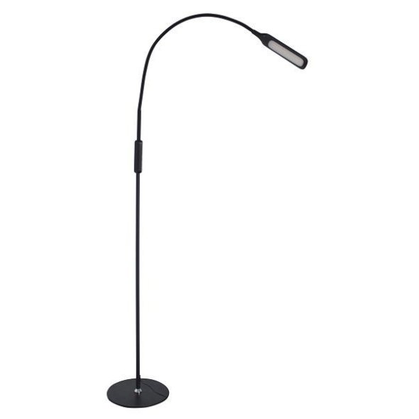 Lumina LED Stehlampe (schwarz/ dimmbar/ Standfuß/ mit Fernbedienung)