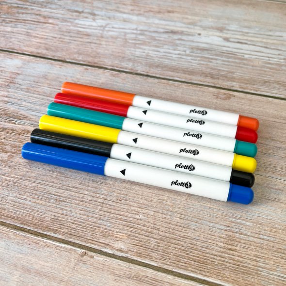 PlottiX Sublimationsstifte Basic (6 Farben/ für z.B. Silhouette/ Brother)