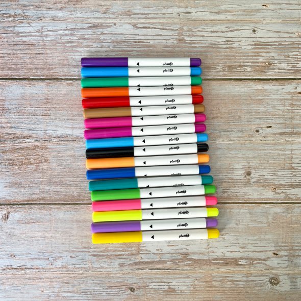 PlottiX Sublimationsstifte Komplett-Set (18 Farben/ für z.B. Silhouette/ Brother)