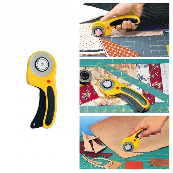 Olfa Rollschneider deluxe - RTY-3/DX (Comfort Griff 60 mm)