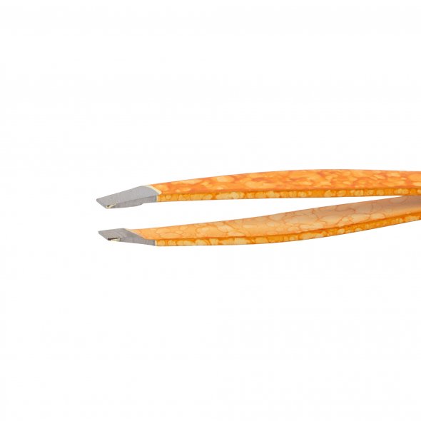 Pinzette INOX Professional (9 cm/ orange/ stabil)