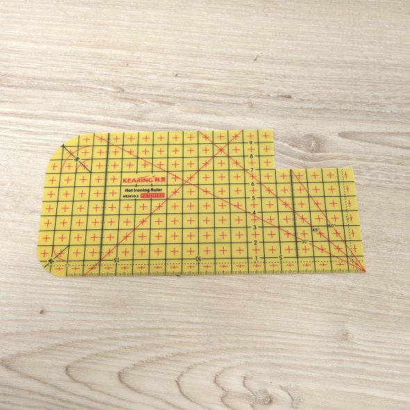 Kearing Kantenformer - Bügellineal (20 x 10 cm plus)