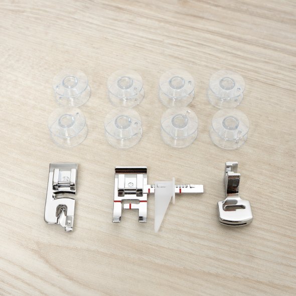 Singer Elite Garment Sewing Kit (3 Nähfüße/ 8 Spulen)