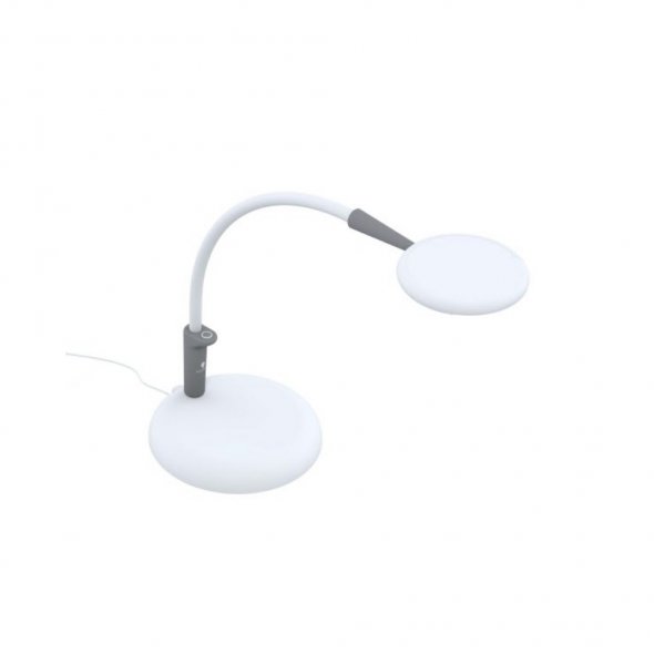 Daylight Magnificent Pro Stand - Tischlupe (weiß/ grau/ Ø 13 cm/ 1,75-Fach)