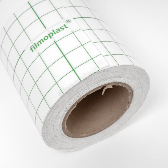 Semplix Filmoplast® Strong (0,33 m x 25 m/ selbstkl.Stickvlies zum Wegreißen/ weiß)