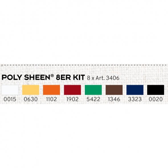 Amann Mettler POLY SHEEN 8ER-KIT No.40/ 200 m